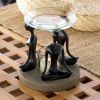 Lotus Yoga Position Oil Warmer