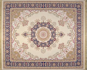 Kashan Design Cream 9x11