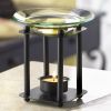 Matte Black Modern Oil Warmer