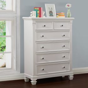 Glendale 6 Drawer Chest Pure White